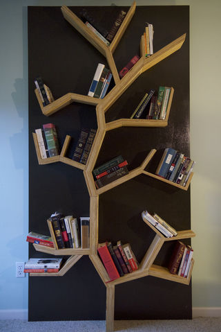 DIY Tree Bookshelf